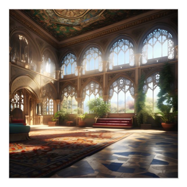 Persischer Palast Fotodruck (Vorne)