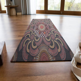 Persischer Sonnenstuhl gerahmter ethnischer Halbkr Yogamatte