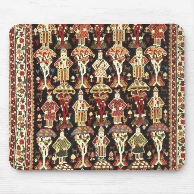 Persischer Teppich, 19.-2. Jahrhundert Mousepad (Vorne)