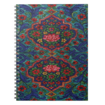 Persischer Teppich Muster Notizbuch – Elegante Tra