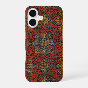 Persischer Teppich Rot Blau Klassisch iPhone 16 Hülle