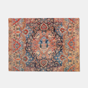 Persischer Teppich Schwarz Rot  Fußmatte