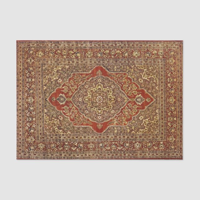 Persischer    Teppich - Tabris Seidenpapier (Vorderseite)