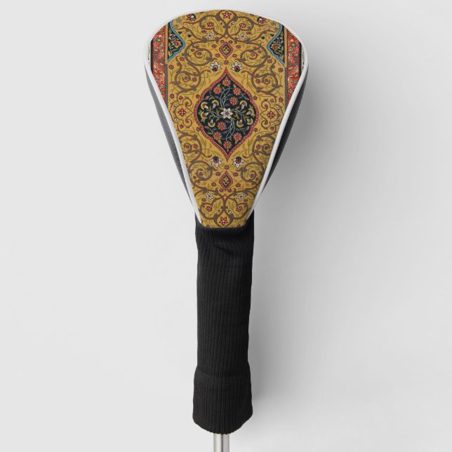 Persischer Teppichboden Elegantes Design Golf Headcover (Vorderseite)