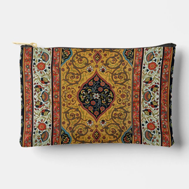 Persischer Teppichboden Elegantes Design Zubehörtasche (Vorderseite)