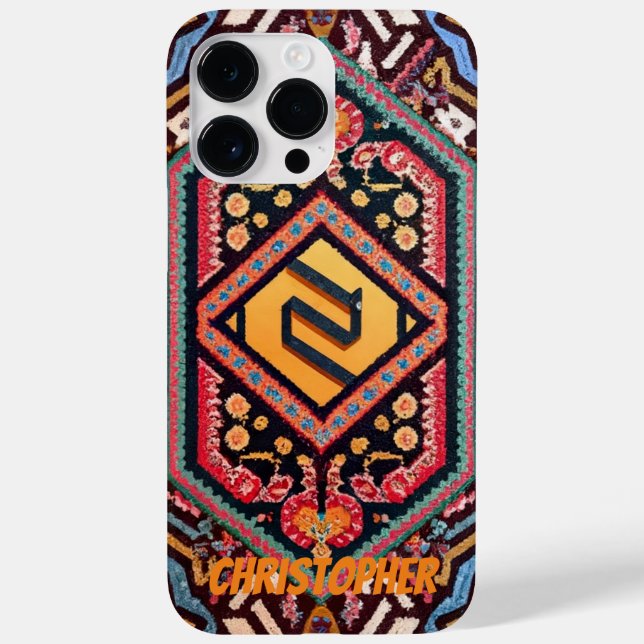 Persischer Teppichboden Orientteppich Case-Mate iPhone 14 Pro Max Hülle (Rückseite)