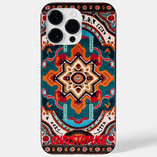 Persischer Teppichboden Orientteppich Case-Mate iPhone 14 Pro Max Hülle (Rückseite)