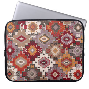 Persischer Teppichboden originelles Design, Stamme Laptopschutzhülle
