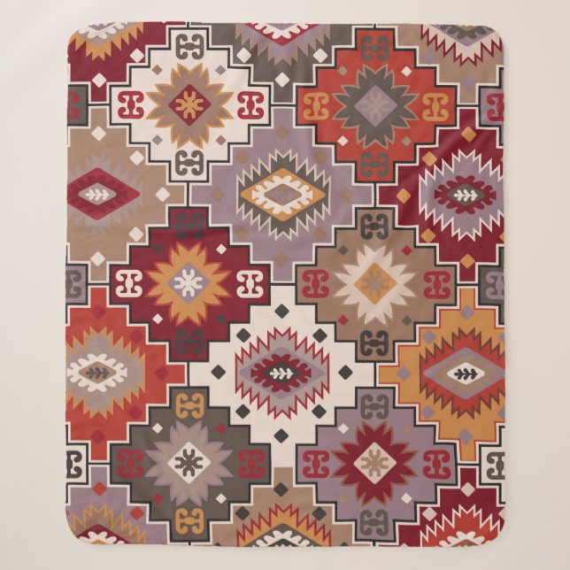 Persischer Teppichboden originelles Design, Stamme Sherpadecke (Vorderseite)