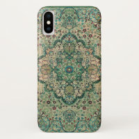Persischer Teppichmotiv Vintages Blumendesign