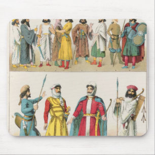 Persisches Kleid, von "Trachten der Voelker", 1864 Mousepad