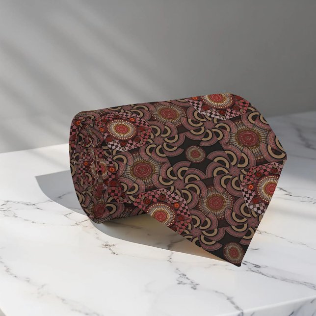 Persisches sonniges gerahmtes ethnisches Muster Krawatte (Von Creator hochgeladen)