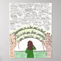 Persistent behalten (Depression) 8,5 x 11