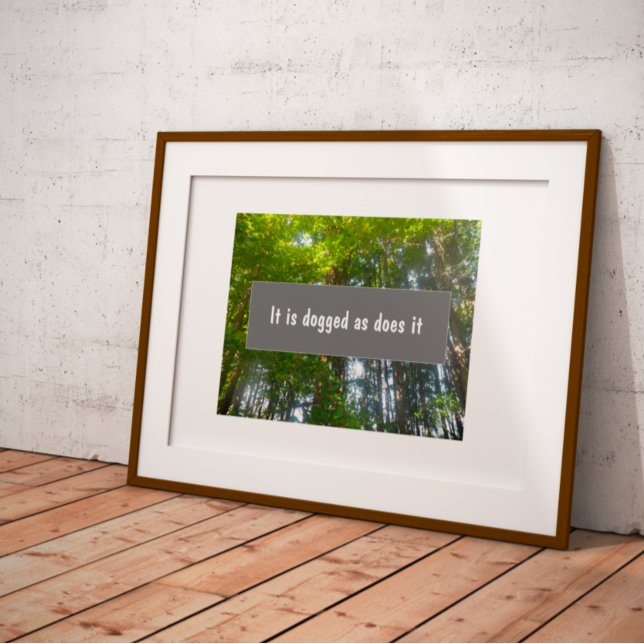 Persistenz Inspirationelles Sprichwort Poster (Von Creator hochgeladen)