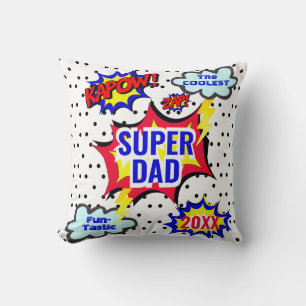 Persoised Super Hero Comic Book Throw Kissen