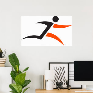 Person, die das Design ausführt Poster