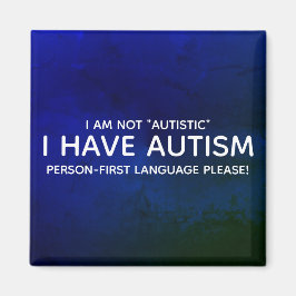 Person First Autismus Magnet