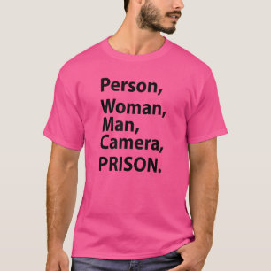 Person Frauenkamera Gefängnis lustig 1 T-Shirt