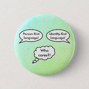 Person Identity Sprechblasen Button