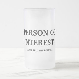 PERSON OF INTERESSE! MATTGLAS BIERGLAS