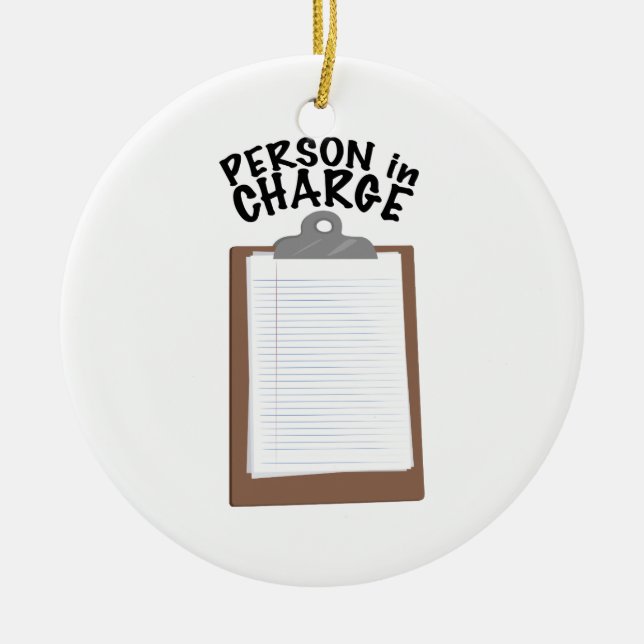 Person verantwortlich keramik ornament (Vorne)