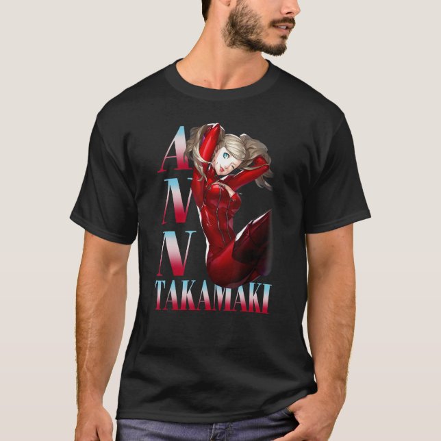 Persona 5 Ann Takamaki Pose T-Shirt (Vorderseite)