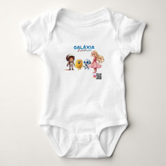personagens da Galáxia Lúdica Baby Strampler
