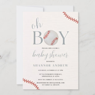 Personal Baseball Baby Shower Boy Alle Star Thema Einladung