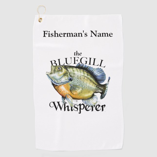 Personal Bluegill Whisperer Light Fishing Handtuch (Vorderseite)