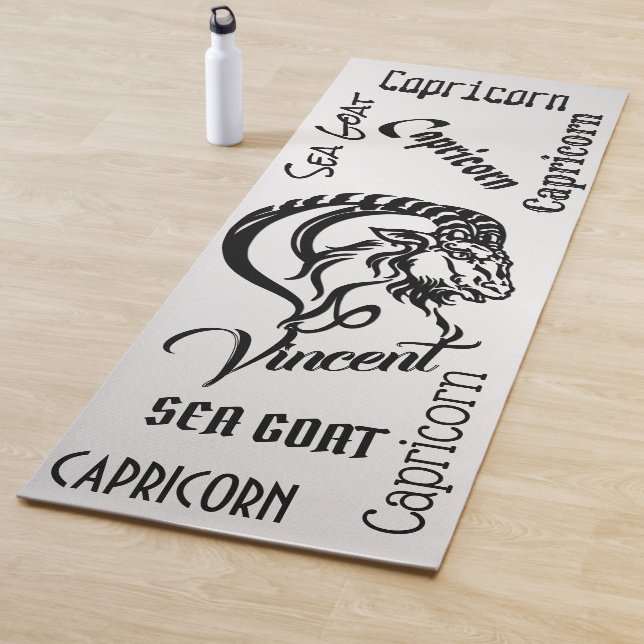 Personal Capricorn Silver Zodiac Yogamatte (Beispiel)