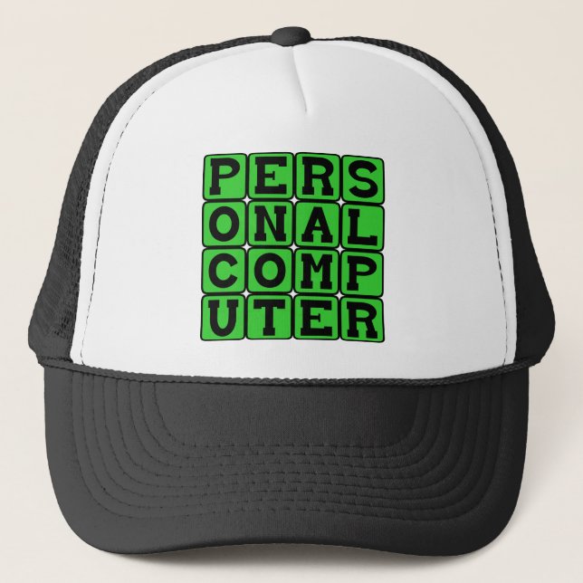 Personal Computer, Computergerät Truckerkappe (Vorderseite)