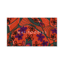 Personal Creative Floral Neuro Art Orange Green