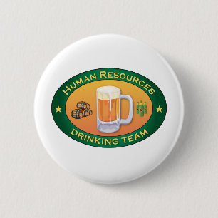 Personal, das Team trinkt Button