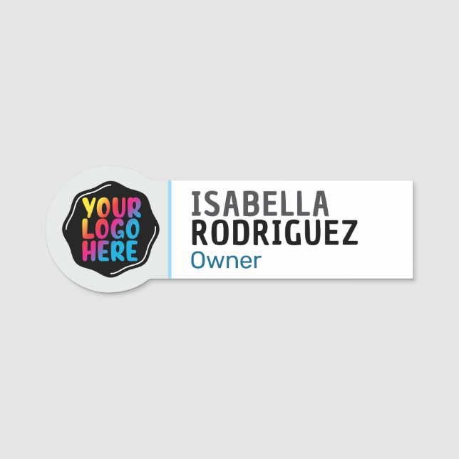 Personal der Magnetfirma personalisiert individuel Namensschild (Vorderseite)