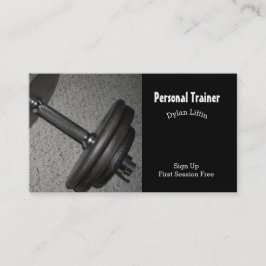 Personal Fitness Trainer Visitenkarte