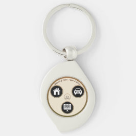 Personal Metal Keychain Schlüsselanhänger