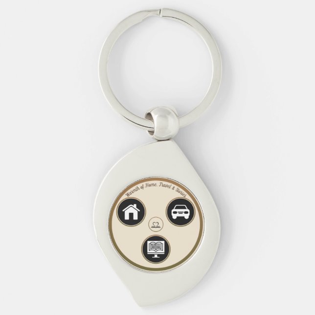Personal Metal Keychain Schlüsselanhänger (Vorderseite)