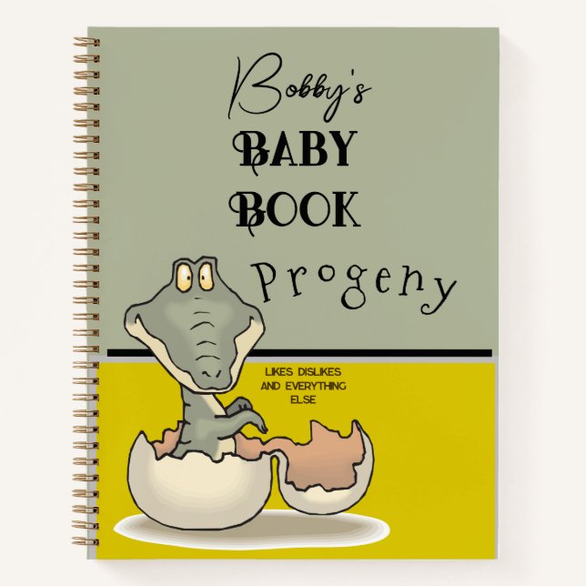 Personal Name Baby Journal | Notizbuch (Vorderseite)