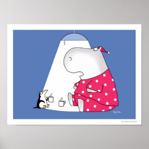 PERSONAL PENGUIN Hot Chocolate Poster von Boynton