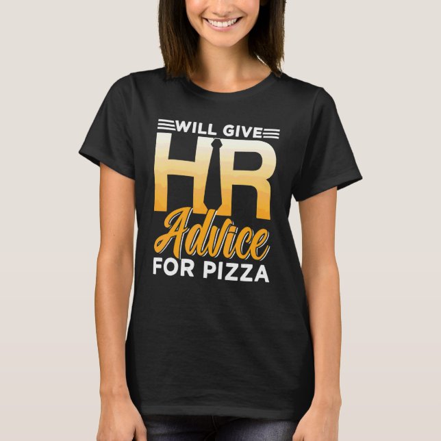 Personal Pizza Manager Personalreferent T-Shirt (Vorderseite)