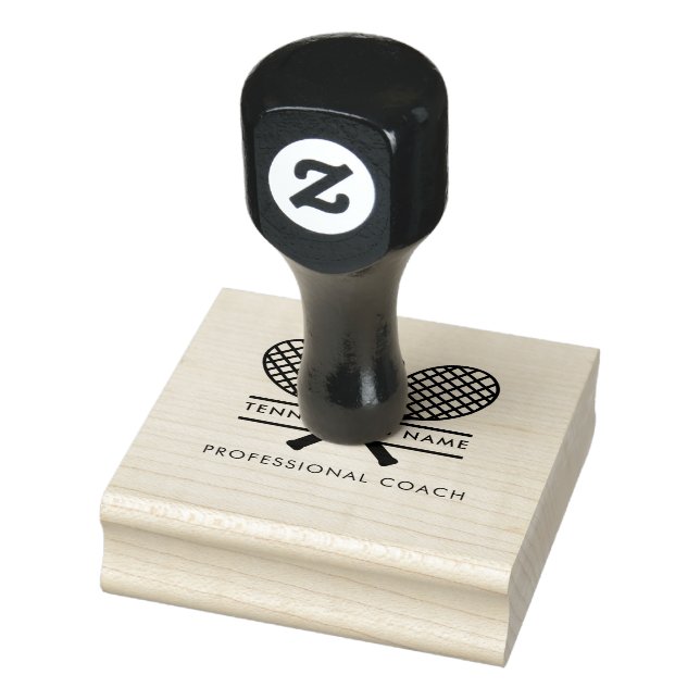 Personal Rasen Tennis Sportteam Coach Custom Gummistempel (Stempel)
