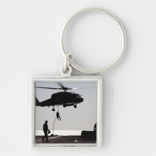 Personal Schnellseil aus einem SH-60F heraus Schlüsselanhänger