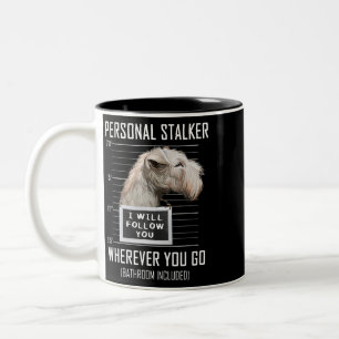 Personal Stalker Dog Lakeland Terrier I Will Follo Zweifarbige Tasse