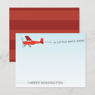 Personal Stationierung des Beach Airplane Banner Einladung