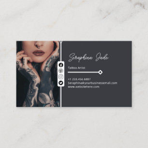 Personal Tattoo Artist Business Card Visitenkarte