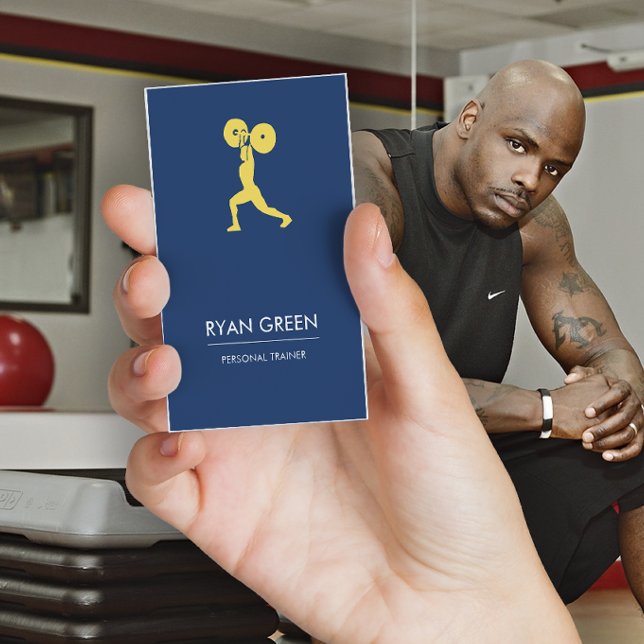Personal Trainer Business Card Visitenkarte (Von Creator hochgeladen)