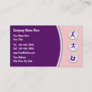 Personal Trainer Business Cards Visitenkarte