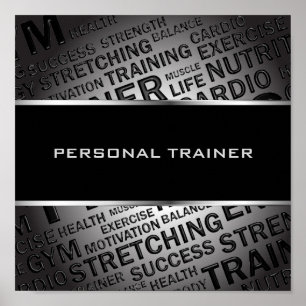 Personal Trainer Einziges Poster