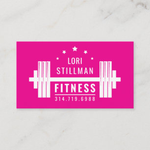 Personal Trainer/Fitness 10 Class Pass Visitenkarte