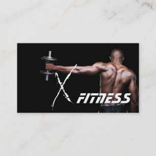 Personal Trainer Fitness Business Card Visitenkarte